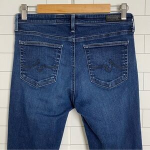 Adriano Goldschmied The Middi Mid-Rise Legging Jeans Sz 28 R Dark Stretch Denim